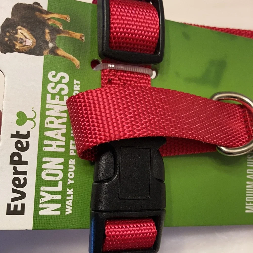 EverPet Nylon Harness EVERPET NYLON DOG HARNESS S/M ADJUST FOR GIRTH 12